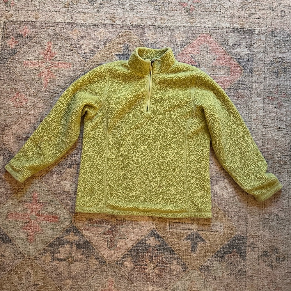 Cozy Yellow Fleece Pullover